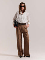 Load image into Gallery viewer, Off White Linen-blend Shirt (Pre-Order)