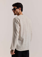 Load image into Gallery viewer, Natural Textured Linen Pullover