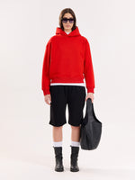 Load image into Gallery viewer, Red Cropped Fit Hoodie ( Pre-Order )