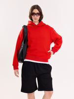 Load image into Gallery viewer, Red Cropped Fit Hoodie ( Pre-Order )
