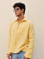 Load image into Gallery viewer, Yellow Gauze Holiday Shirt ( Pre-Order )