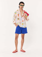 Load image into Gallery viewer, Juicy Days Printed Cropped Shirt