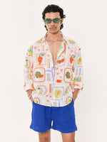 Load image into Gallery viewer, Juicy Days Printed Cropped Shirt
