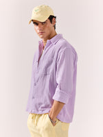 Load image into Gallery viewer, Lavender Gauze Holiday Shirt