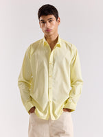 Load image into Gallery viewer, Lemon Yellow Poplin Shirt