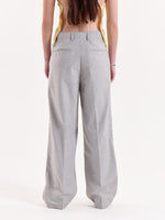 Load image into Gallery viewer, Light Grey Baggy Fit Trousers