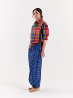 Load image into Gallery viewer, Madras Plaid Checkered Cropped Shirt