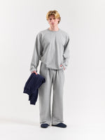 Load image into Gallery viewer, Marl Grey Loose Fit Cropped T-Shirt