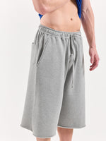 Load image into Gallery viewer, Marl Grey Sweat Jorts
