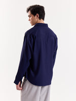 Load image into Gallery viewer, Midnight Lapis - Drape Shirt