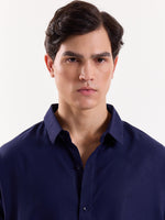 Load image into Gallery viewer, Midnight Lapis - Drape Shirt