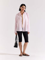 Load image into Gallery viewer, Relaxed Fit Pink Striped Shirt