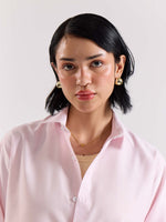 Load image into Gallery viewer, Relaxed Fit Pink Striped Shirt