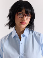 Load image into Gallery viewer, Powder Blue Poplin Shirt