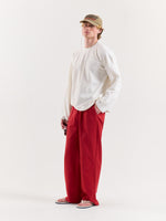 Load image into Gallery viewer, Red Loose Fit Sweatpants