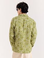 Load image into Gallery viewer, Olive Star Gazer Gauze Holiday Shirt