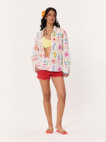 Load image into Gallery viewer, Sun & The Sea Printed Linen Shirt