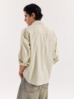 Load image into Gallery viewer, Vanilla Matcha Checkered Cropped Shirt