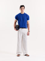 Load image into Gallery viewer, White Baggy Fit Trousers