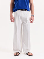 Load image into Gallery viewer, White Baggy Fit Trousers