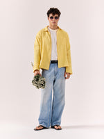 Load image into Gallery viewer, Yellow Gauze Holiday Shirt ( Pre-Order )
