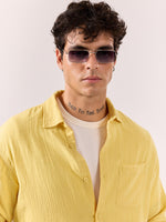 Load image into Gallery viewer, Yellow Gauze Holiday Shirt ( Pre-Order )