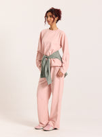 Load image into Gallery viewer, Dusty Pink Loose Fit Cropped T-Shirt