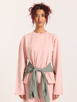 Load image into Gallery viewer, Dusty Pink Loose Fit Cropped T-Shirt