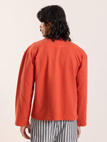 Load image into Gallery viewer, Rust Orange Loose Fit Cropped T-Shirt