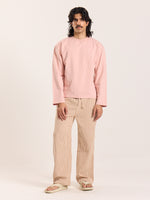 Load image into Gallery viewer, Dusty Pink Loose Fit Cropped T-Shirt