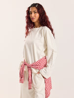 Load image into Gallery viewer, Off-White Loose Fit Cropped T-Shirt