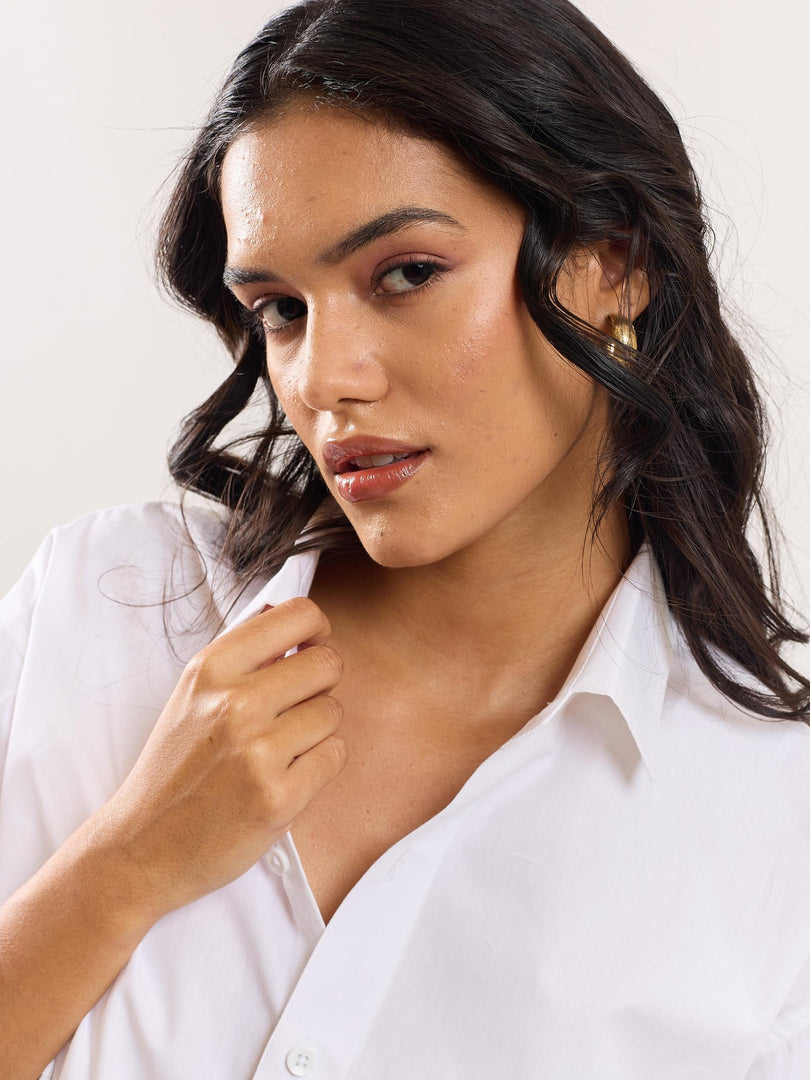 White Poplin Shirt