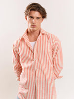 Load image into Gallery viewer, Orange Striped Shirt
