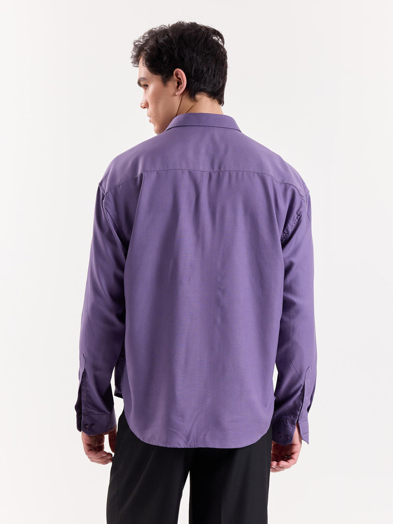 Amethyst - Drape Shirt