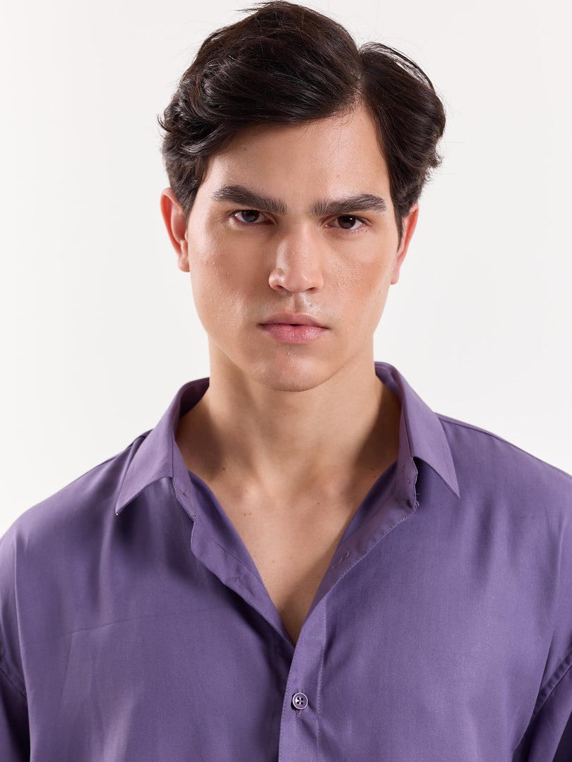 Amethyst - Drape Shirt