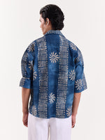 Load image into Gallery viewer, Baatik Blue - Pullover Shirt
