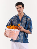 Load image into Gallery viewer, Baatik Blue - Pullover Shirt