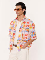 Load image into Gallery viewer, Beach Bingo Printed Cropped Shirt