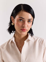 Load image into Gallery viewer, Relaxed Fit Beige Striped Shirt
