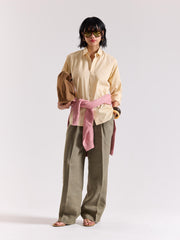 Beige Poplin Shirt