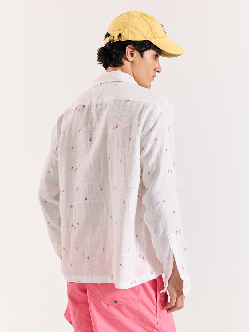 Berry Drip Gauze Holiday Shirt