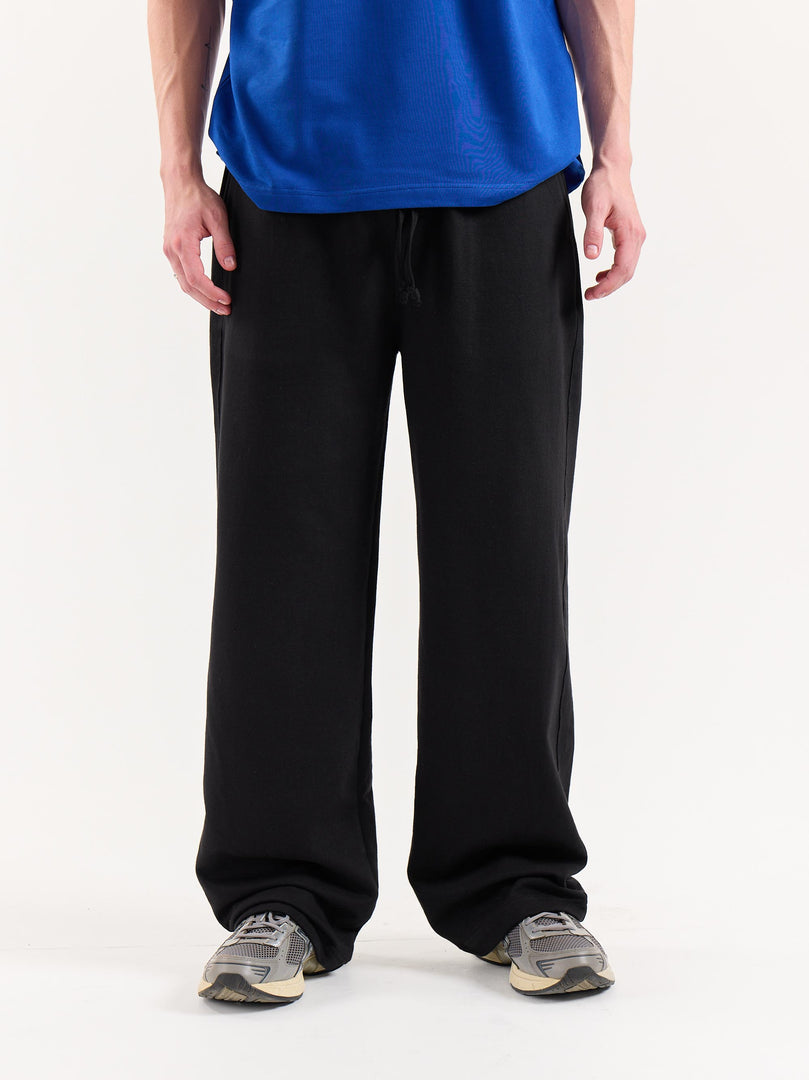 Black Loose Fit Sweatpants