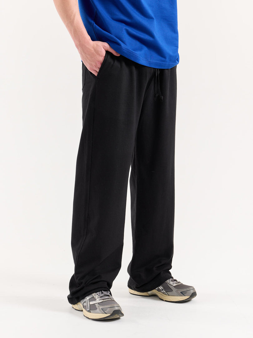 Black Loose Fit Sweatpants