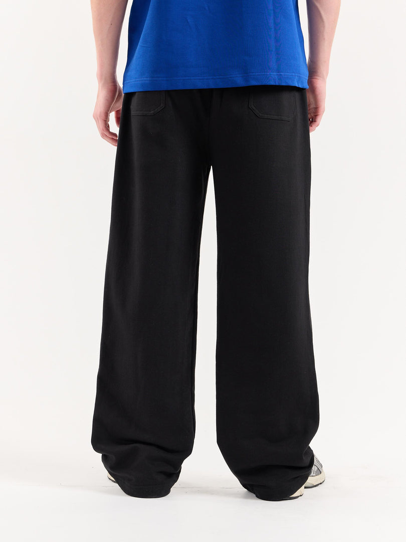 Black Loose Fit Sweatpants