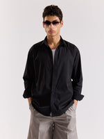 Load image into Gallery viewer, Black Poplin Shirt