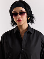 Load image into Gallery viewer, Black Poplin Shirt