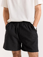 Load image into Gallery viewer, Black Textured Shorts (Pre-order)