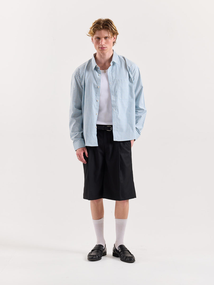 Black Trouser Shorts