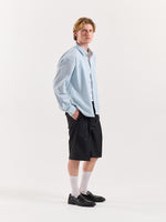 Load image into Gallery viewer, Black Trouser Shorts