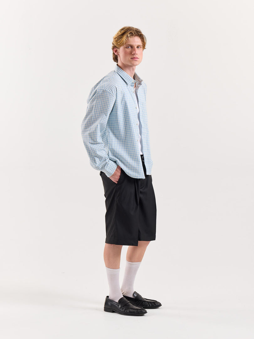 Black Trouser Shorts